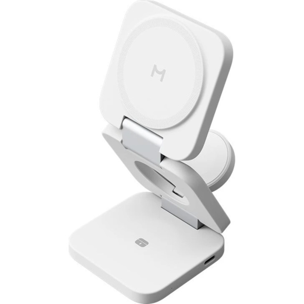 Беспроводное зарядное устройство Magssory FLEX 3в1 белый 2