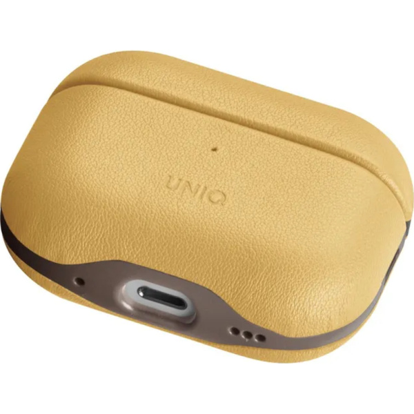 Чехол UNIQ Lyden для Airpods Pro 2 желтый кожа 2