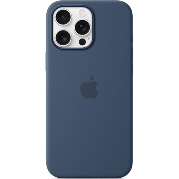 Apple для iPhone 16 Pro Max Silicone с MagSafe синий 4